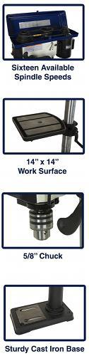 rikon 30-230 17 inch floor drill press features