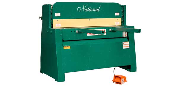 National sheet metal machines hydraulic shears