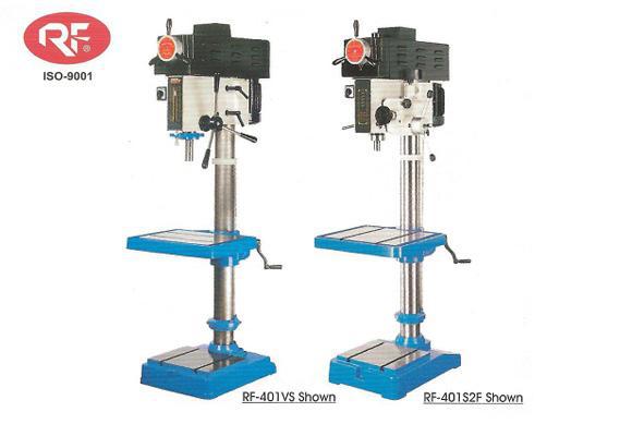 RF-401VS and RF-401S2F infinitely variable speed drill presses
