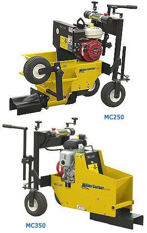 Miller MC250 and MC350 Curbing Machine