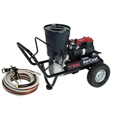 titan aircoat vs capspray graco tiran hvlp pump airless kremlin airmix assisted air southern tool
