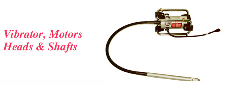 Vibrator, Motors, Heads, Shafts
