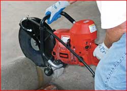 The RZ60 Cut-Off Saw in Action