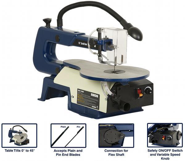 rikon 10-600VS 16 inch variable speed scroll saw