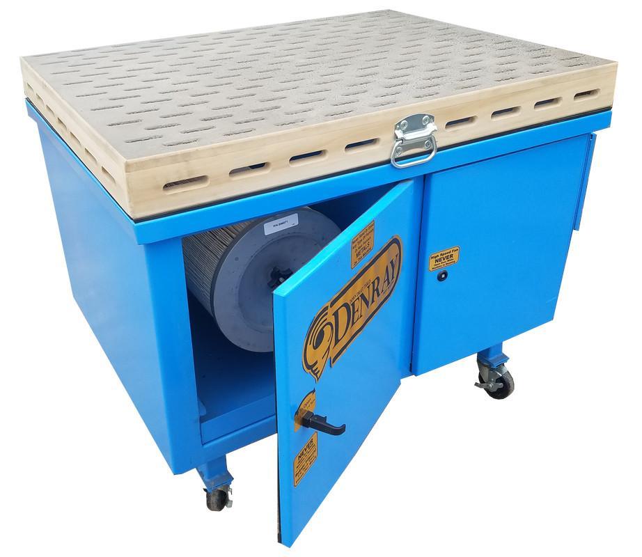 cartridge filter downdraft tables