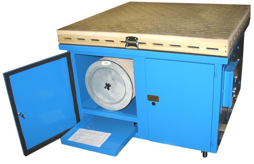 cartridge filter downdraft tables