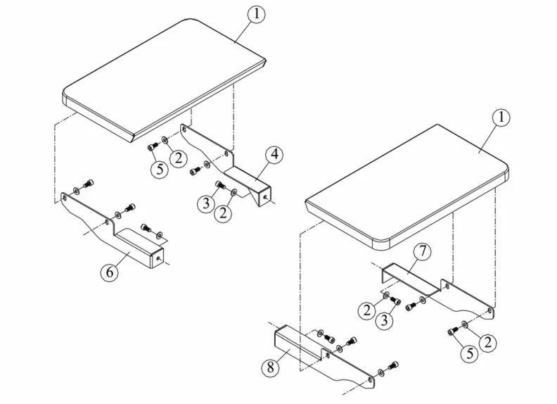 INFEED/OUTFEED TABLES FOR THE JWDS-1632 JWDS-1832