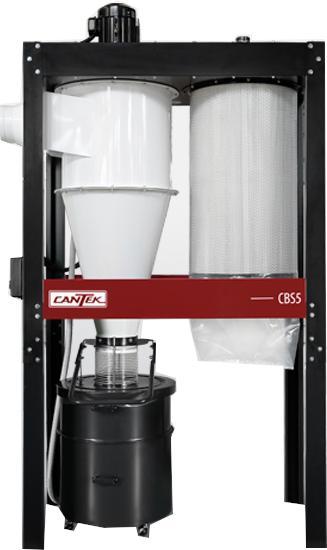 Cantek CBS5 5HP Cyclone Dust Collector