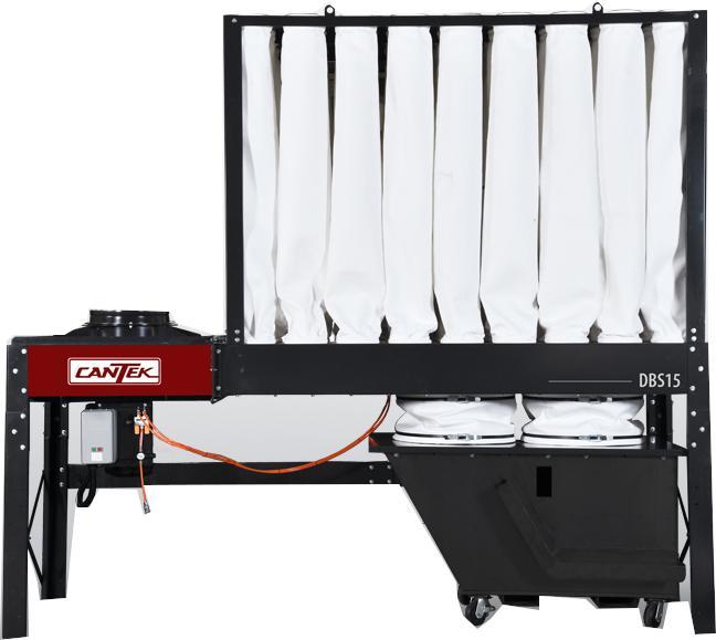 Cantek DBS15 15 HP dust collector