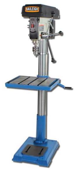Baileigh DP-2012F-HD 1-1/4 inch Floor Drill Press