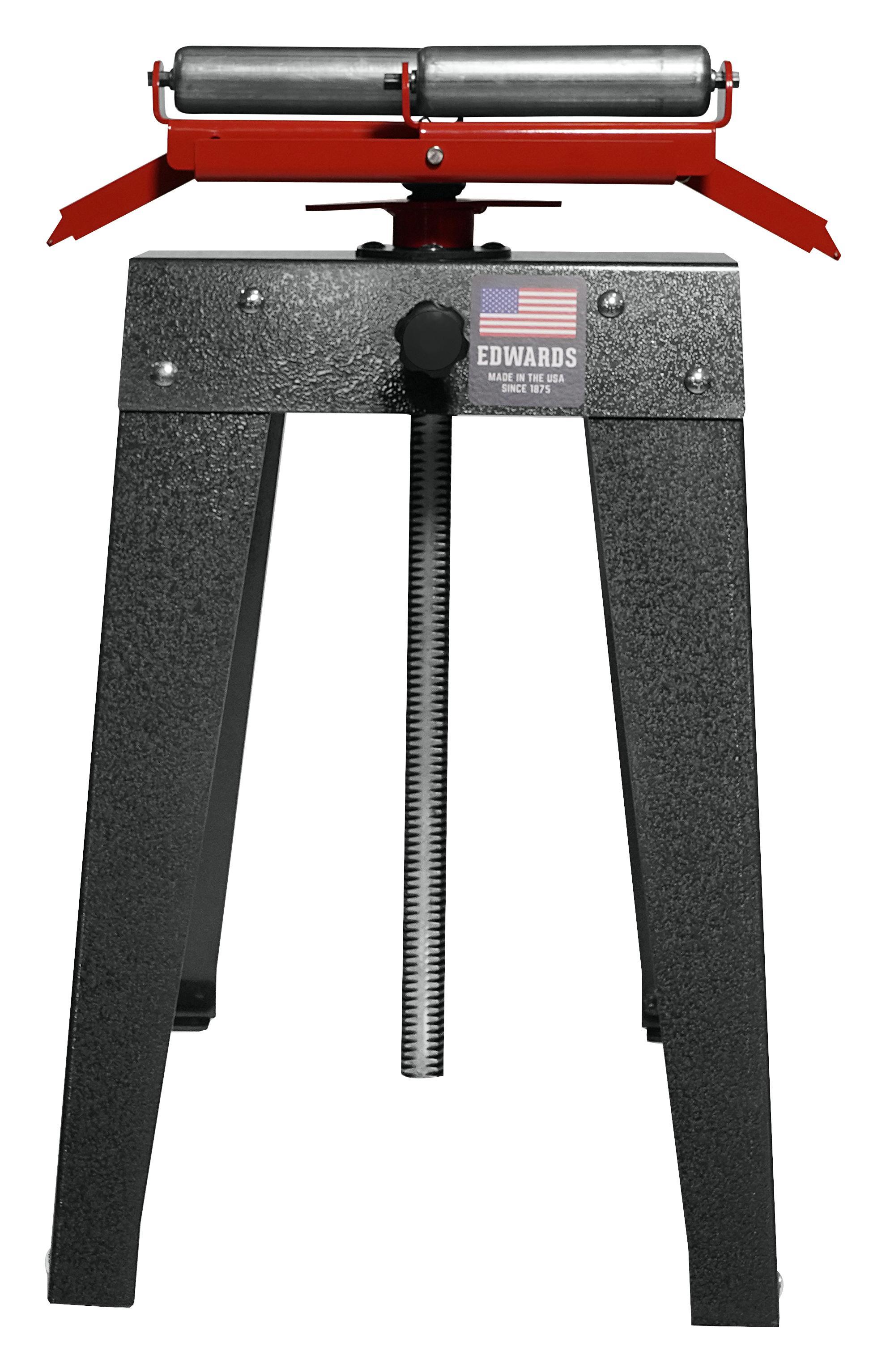 EDWARDS 14 inch COMBINATION HORIZONTAL and V-MATERIAL SUPPORT STAND