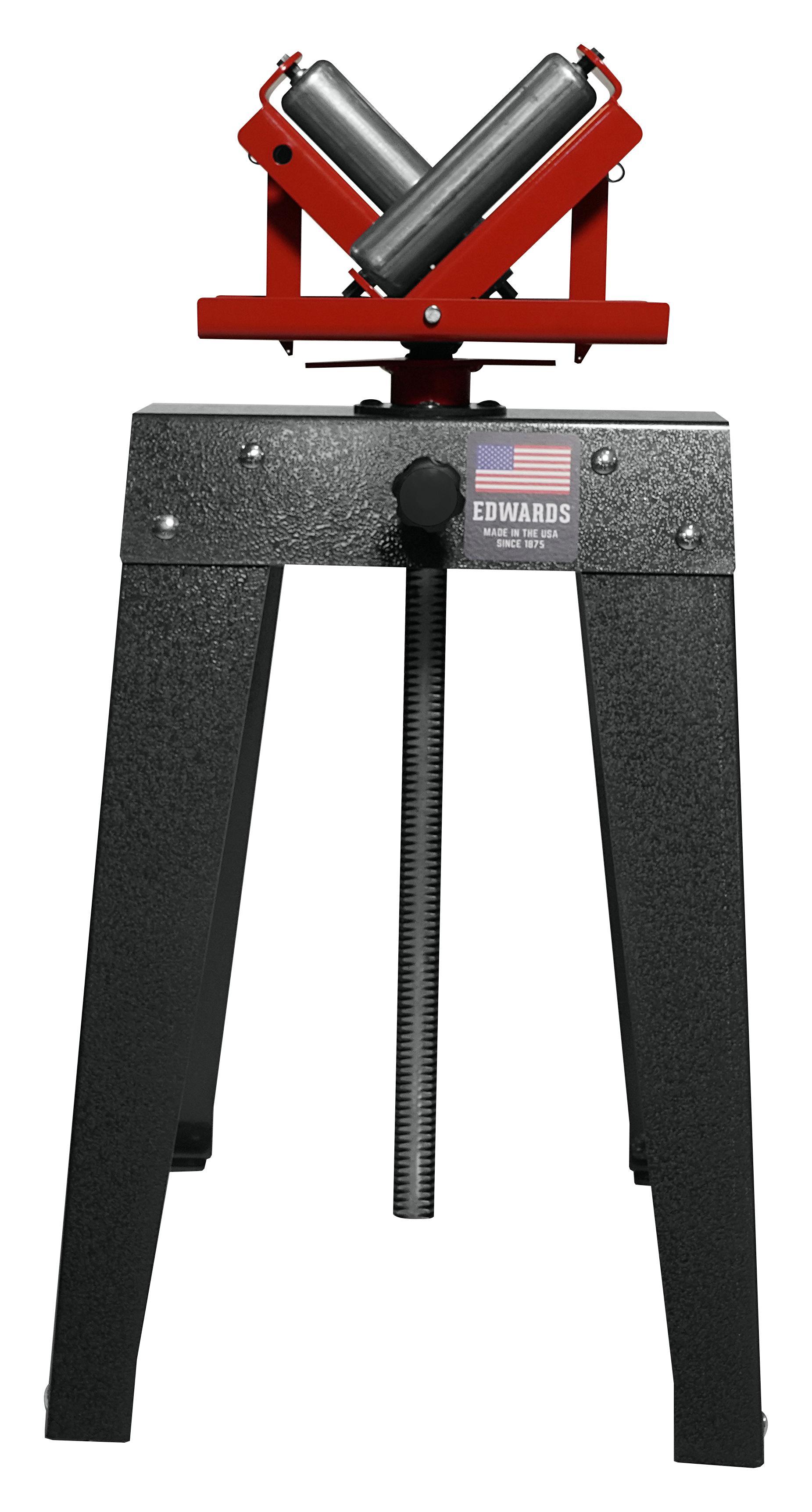 EDWARDS 14 inch COMBINATION HORIZONTAL and V-MATERIAL SUPPORT STAND