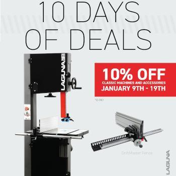 Laguna 10 days of deals, 10% off Jan 9-19th 2026