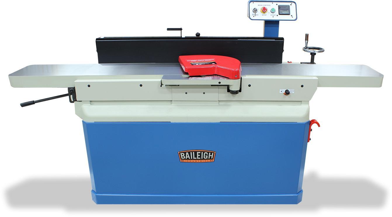 IJ-1288P-HH - Long Bed Parallelogram Jointer with Helical Cutter Head