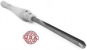 5/8" u-shaped bowl gouge complete with a signature 16" handle and 5/8" adapter.