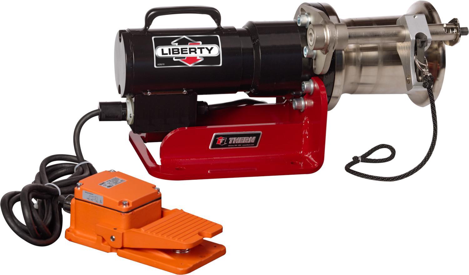 Portable Capstan Winch with Swivel Base