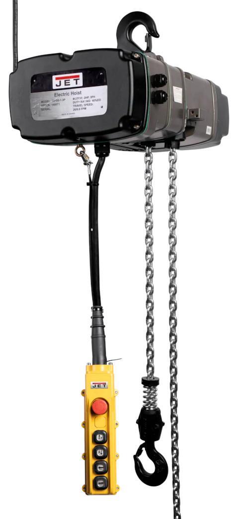 TS050-010,1/2-Ton Two Speed Electric Chain Hoist 3-Phase 10' Lift