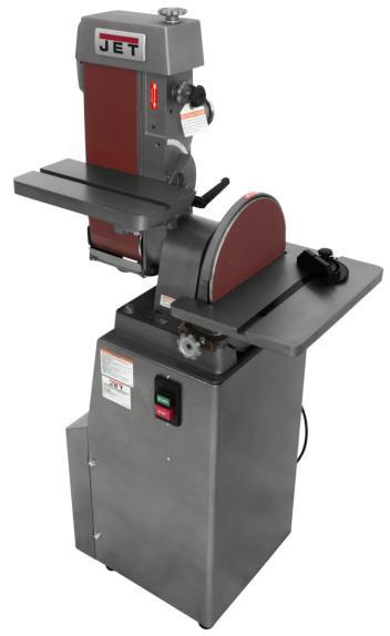J-4200A, 6" x 48" Industrial Combination Belt and 12" Disc Finishing Machine 115V 1Ph
