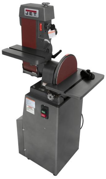 J-4200A-2, 6" x 48" Industrial Combination Belt and 12" Disc Finishing Machine 230V 1Ph