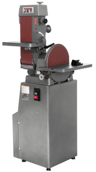J-4202A, 6" x 48" Industrial Combination Belt and 12" Disc Finishing Machine 230V 3Ph