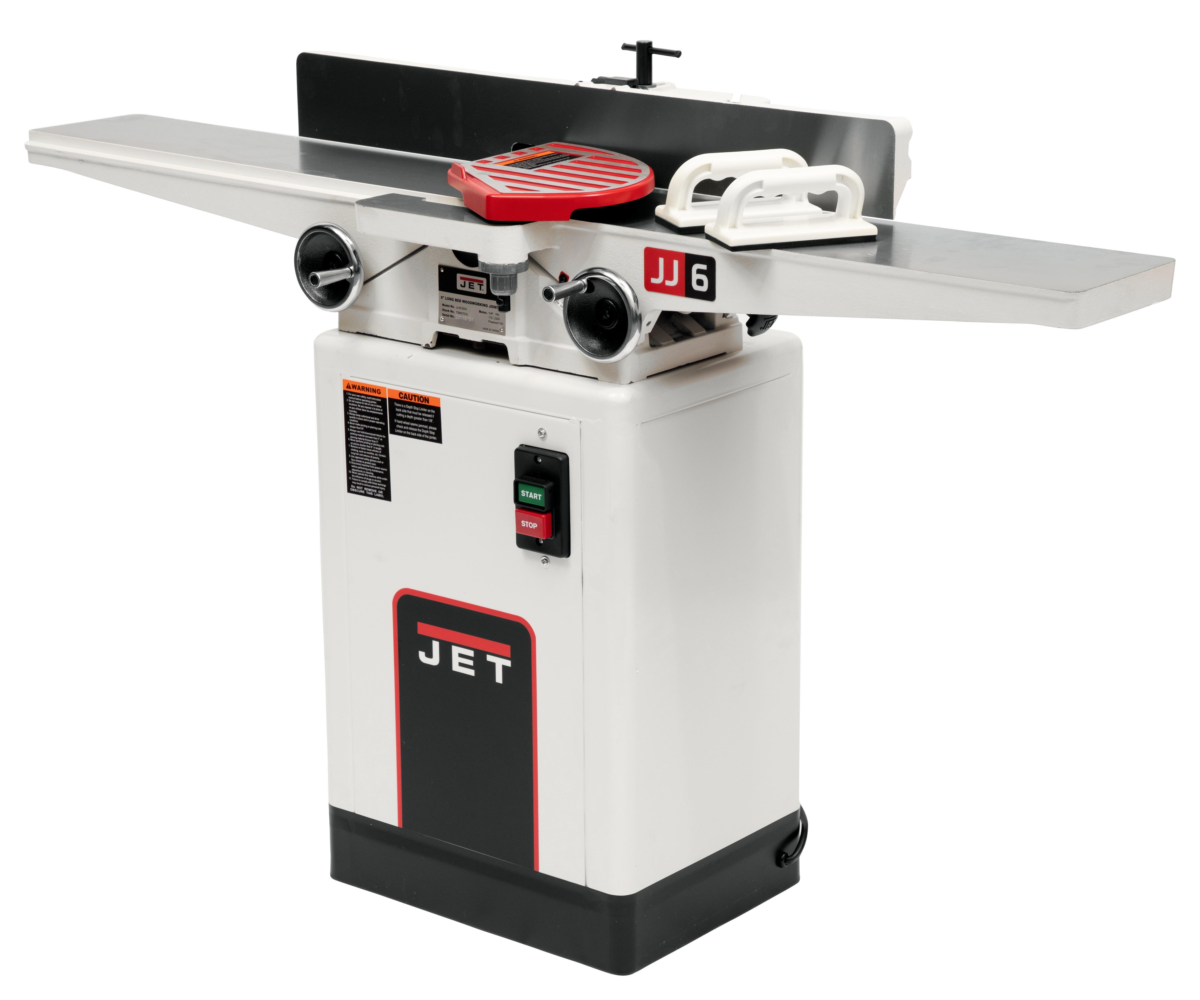 JJ-6CSDX, 6" Deluxe Jointer with QS Knives