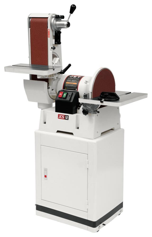 JSG-6CS, 6x48 inch Belt / 12 inch Disc Sander with Closed Stand