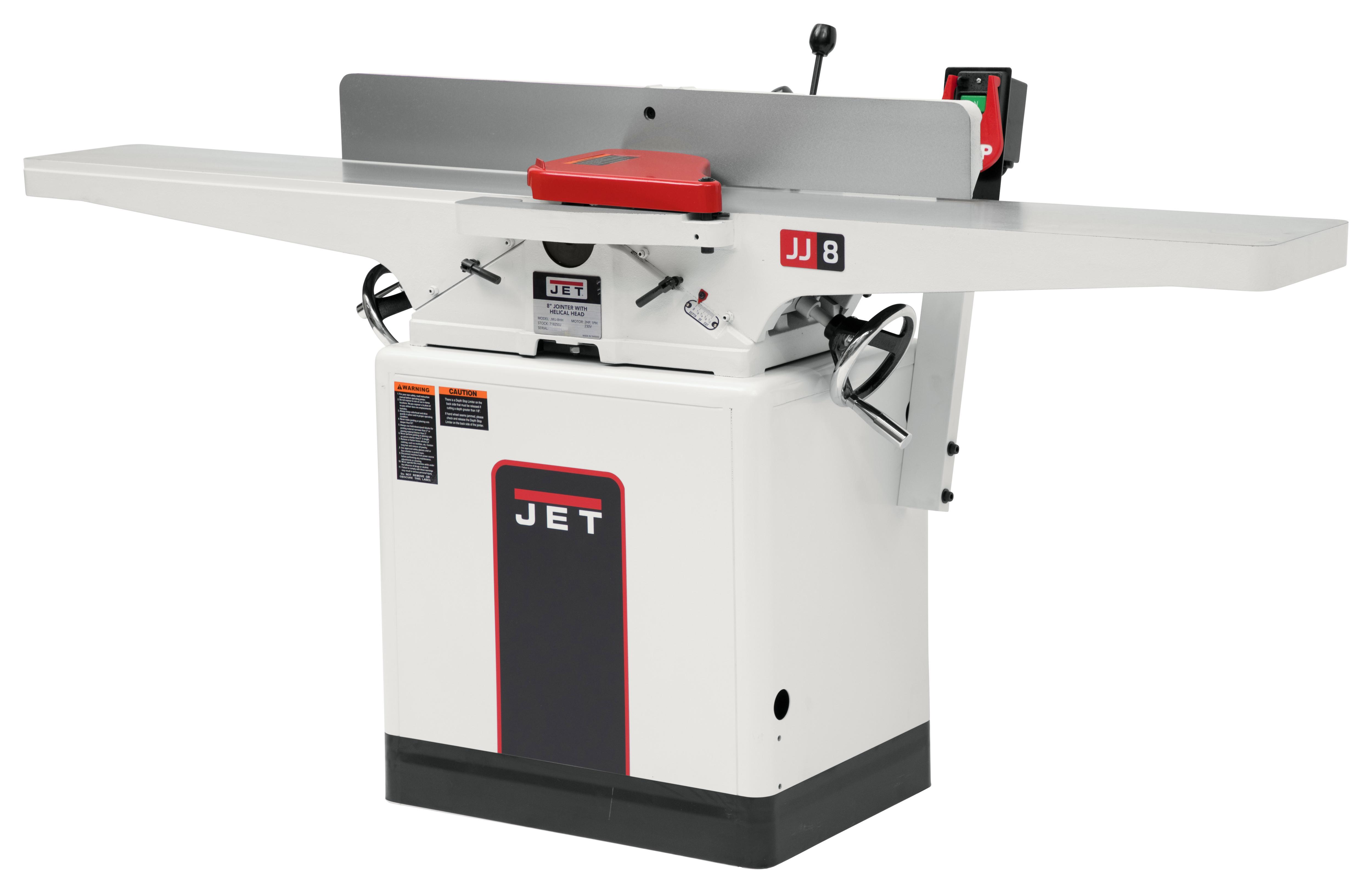 718250K JWJ-8HH, 8" Helical Head Jointer, 2HP, 1PH, 230V