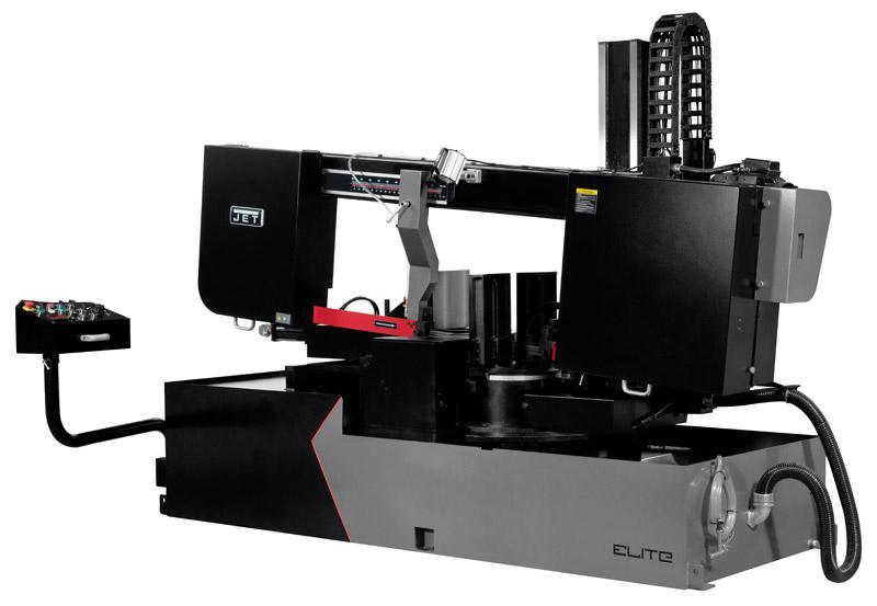 ECB-1833DMEVS Semi-Automatic Dual Mitering EVS Bandsaw