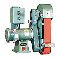 Burr King 960-400 2-Wheel Belt Grinder - 4 x 60