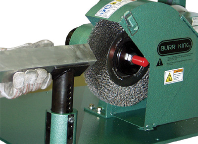 burr king model 1050 - tube finisher