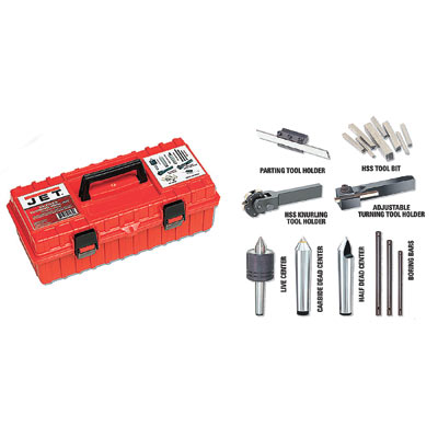 ET Tooling Kit for 13in. & 14in.W Series and Bench Series Lathes Ã¢ÃÑÃ® 22-Pc. Set, Model# 660200