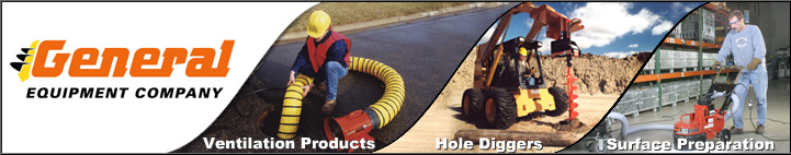 General Equipment Hole Digging Earth Augers Logo