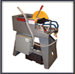 Wet Cutting:  10" Wet Abrasive Mitering Machines