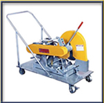 Dry Cutting:  Wire Rope Abrasive Cutoff Machines