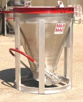 Low Slump Aluminum Concrete Bucket