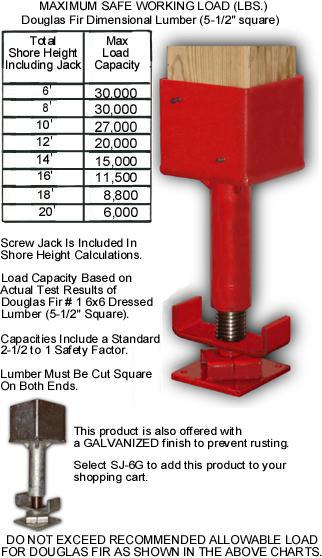 Ellis Screw Jack 6x6