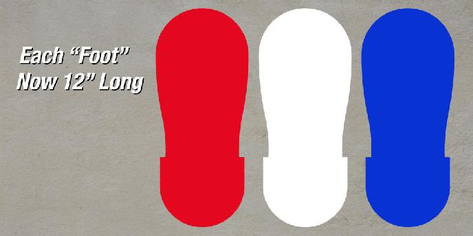floor tape feet