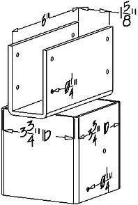 Dimensions of Joist Holder