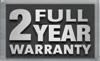 2 Year Warranty