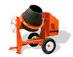 CROWN 1 - 1-1/2 BAG 9 CU FT poly DRUM CONCRETE MIXER