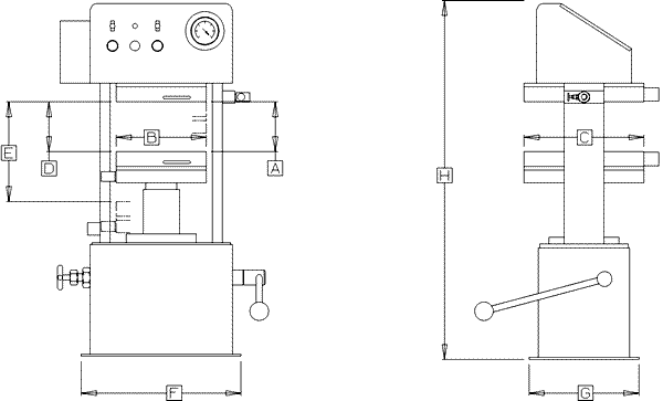 Laboratory Presses CAD image