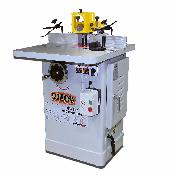 220V 1PH 3 HP 2-SPEED SPINDLE SHAPER, 27 X 25 WORKING TABLE
