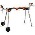 PM-5000 Portamate Folding Miter Saw Stand with wheels and outlet