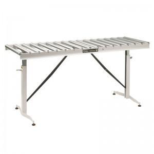 HTC HRT-90 66-INCH LONG 22-INCH WIDE ADJUSTABLE FOLDING CONVEYOR TABLE