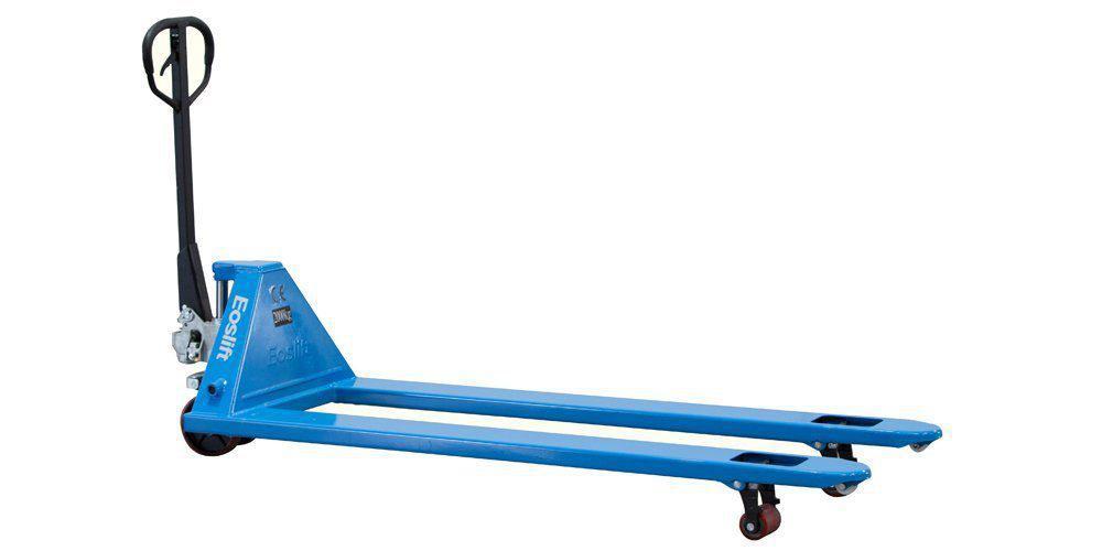 eoslift super long fork pallet trucks 4400 lbs