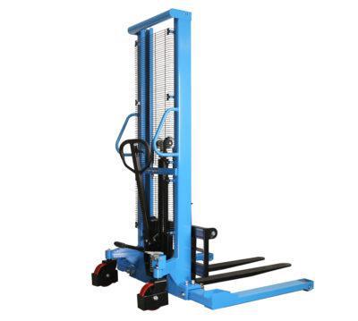 eoslift manual stacker with adjustable leg