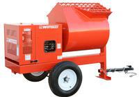 WM120SHHD Steel-Drum Plaster / Mortar Mixers 12cf Mortar, Hydraulic, Honda GX390 Hydraulic Dump