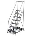 EGA Industrial Round Tube Grip Strut Rolling Ladders