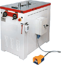 The T-40 horizontal press brake is the most versital horizontal bending press SIMASV manufactures since it's tonnage covers 90% of all horizontal press brakes requirements.