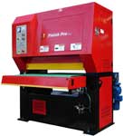 finish pro deburing machine - metal sanding "dry" wide belt sander